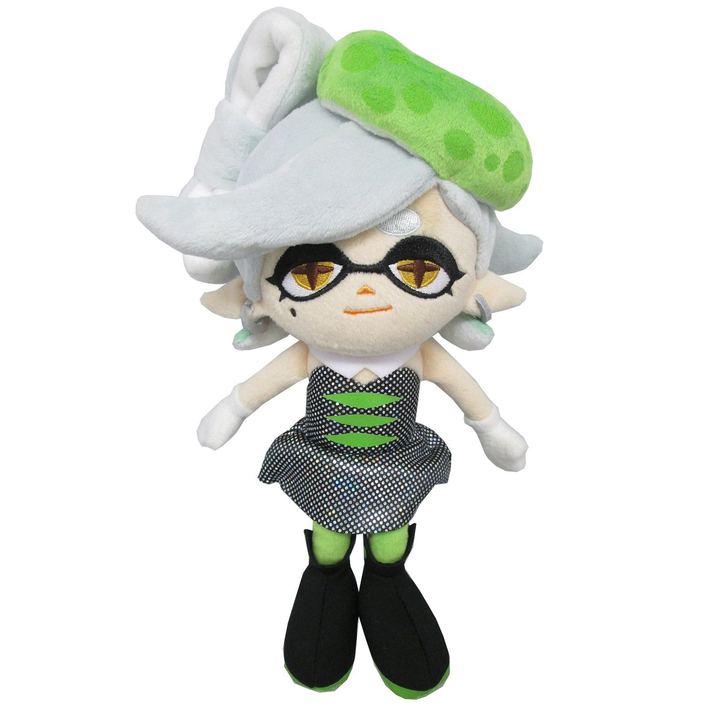 Splatoon Squid Sister Marie Green Plush, 10" Super Anime Store