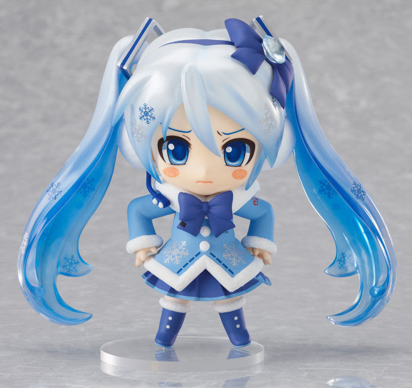 Character Vocal Series 01 : Miku Hatsune Nendoroid 207 Snow Miku: Fluffy Coat Ver. Figure (ねんどろいど ゆきみく ふわふわこーとVer.) Super Anime Store