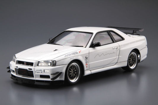Aoshima 1/24 Mine's BNR34 SKYLINE GT-R '02 (NISSAN) Model Kit Super Anime Store