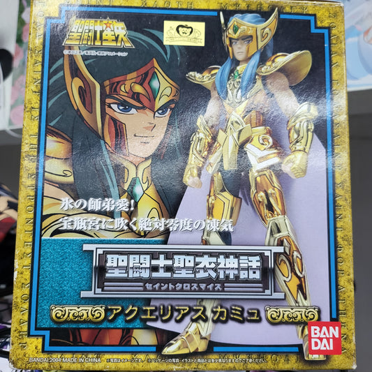 Bandai Saint Seiya Myth Cloth Gold Saint Aquarius Camus Figure 2004 Ver. Super Anime Store