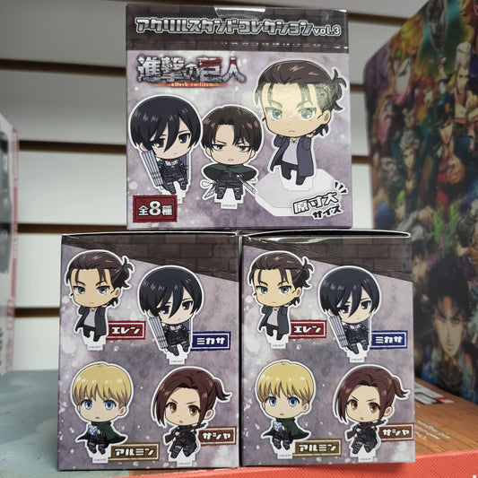 Attack On Titan Acrylic Keychain with Stand Blind Box Super Anime Store
