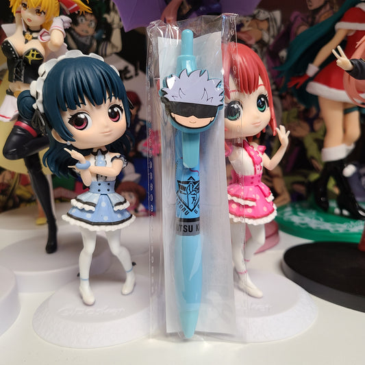 Jujutsu Kaisen Ballpoint Pen with Rubber Mascot Satoru Gojo, 5.5"