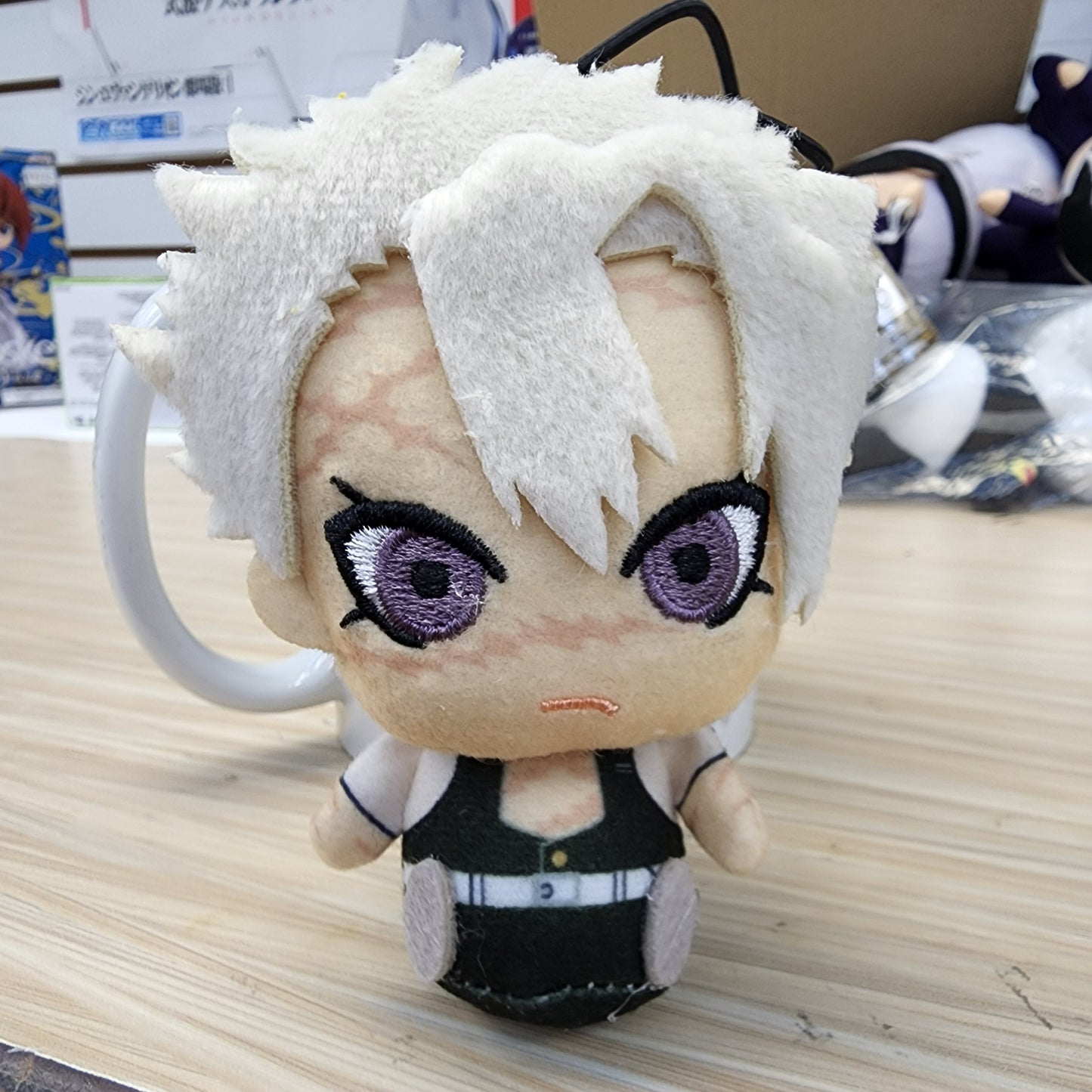 Demon Slayer Sanemi Shinazugawa Plush Strap - Kimetsu No Yaiba Mascot Vol. 3 - Super Anime Store