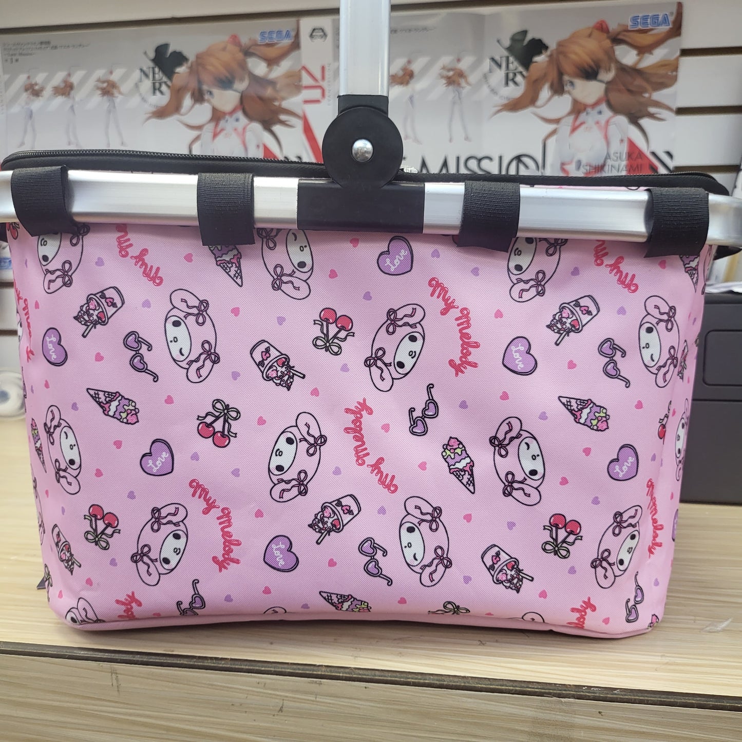 Sanrio Characters My Melody Girlly Cooler Korb im Café-Stil, 41,9 cm