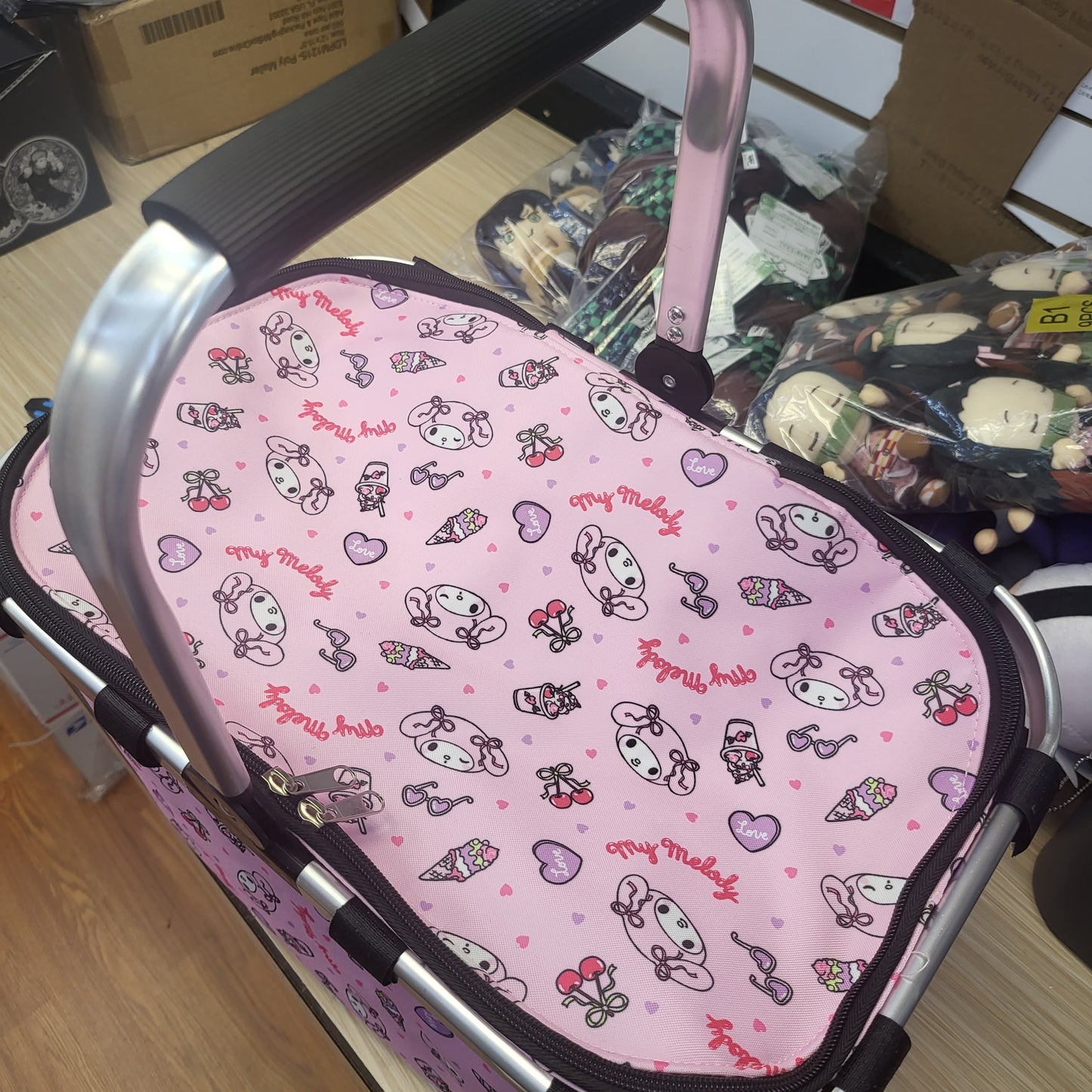 Sanrio Characters My Melody Girlly Cooler Korb im Café-Stil, 41,9 cm