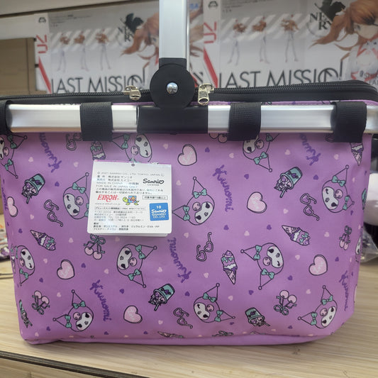 Sanrio Characters Kuromi Girfly Cafe Style Cool Basket 16.5"