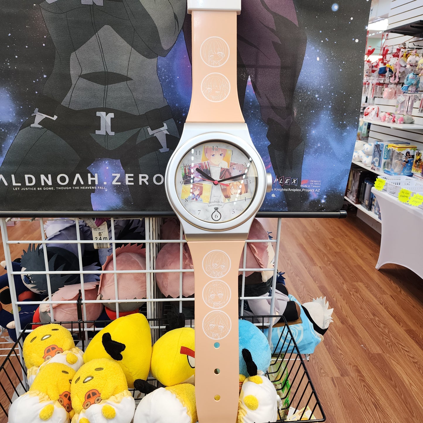 The Quintessential Quintuplets Big Wall Clock – Official Anime Wall Decor (Japanese Import)
