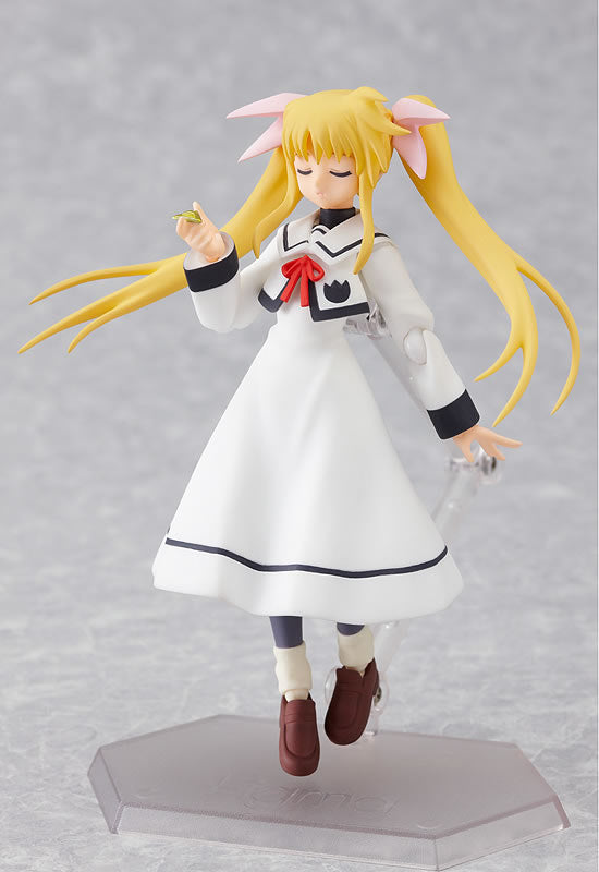 Magical Girl Lyrical Nanoha A's figma 062 Fate Testarossa: School Uniform ver. Figure (ふぃぐま ふぇいと・てすたろっさ せいふく ばーじょん) Super Anime Store