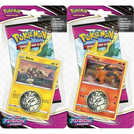 Pokemon TCG: Sword & Shield Fusion Strike Checklane Blister Pack Super Anime Store