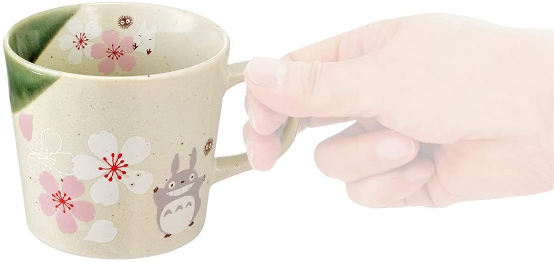 Totoro Traditional Japanese Dish Series - Mug (Sakura/Cherry Blossom) "My Neighbor Totoro", Skater Super Anime Store