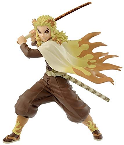 Banpresto Demon Slayer: Kimetsu no Yaiba Vibration Stars - TANJIRO KAMADO & KYOJURO RENGOKU (A: KYOJURO RENGOKU) Super Anime Store