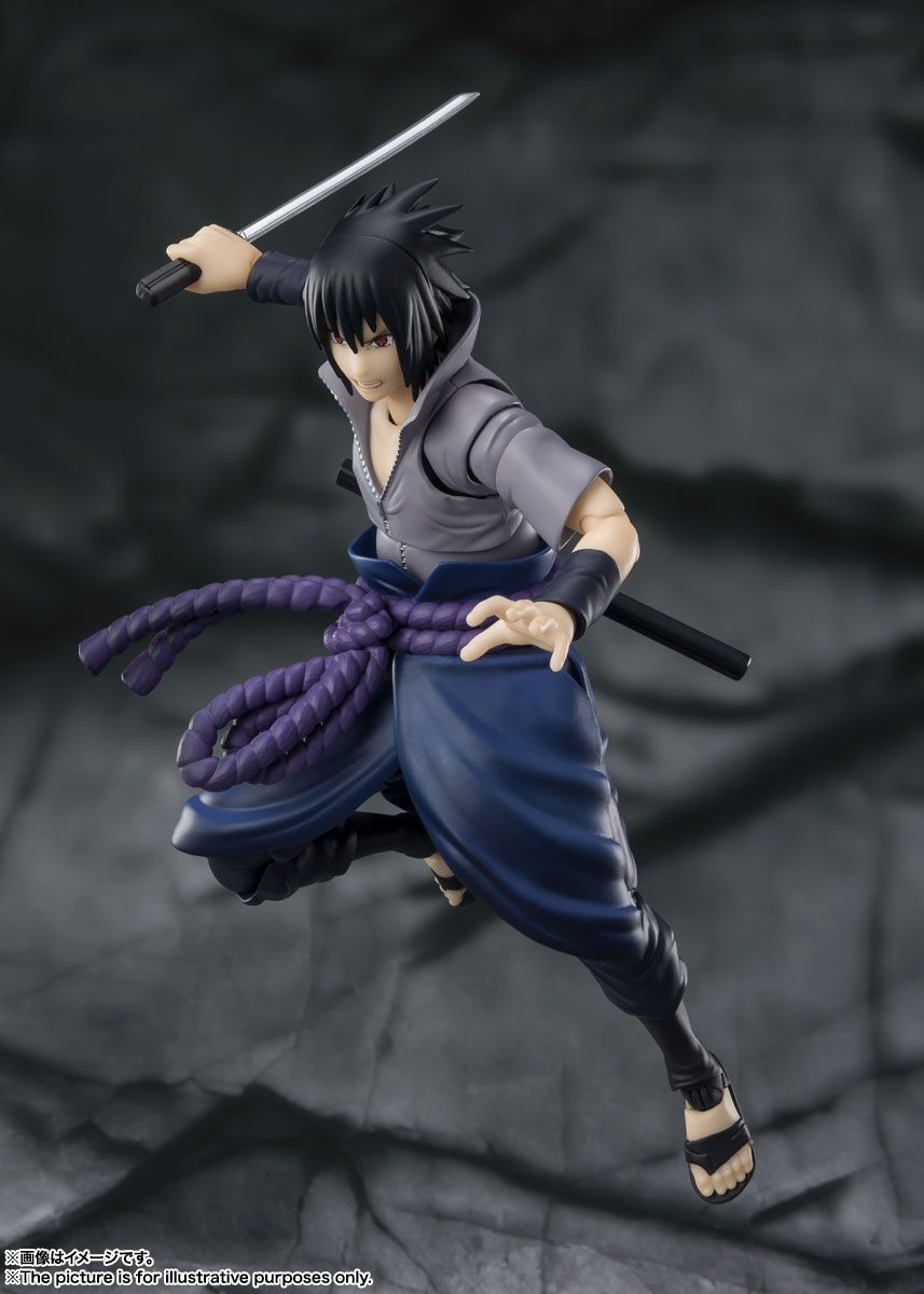 Sasuke Uchiha -He who bears all Hatred- "Naruto -Shippuden-", Bandai Spirits S.H.Figuarts Figure