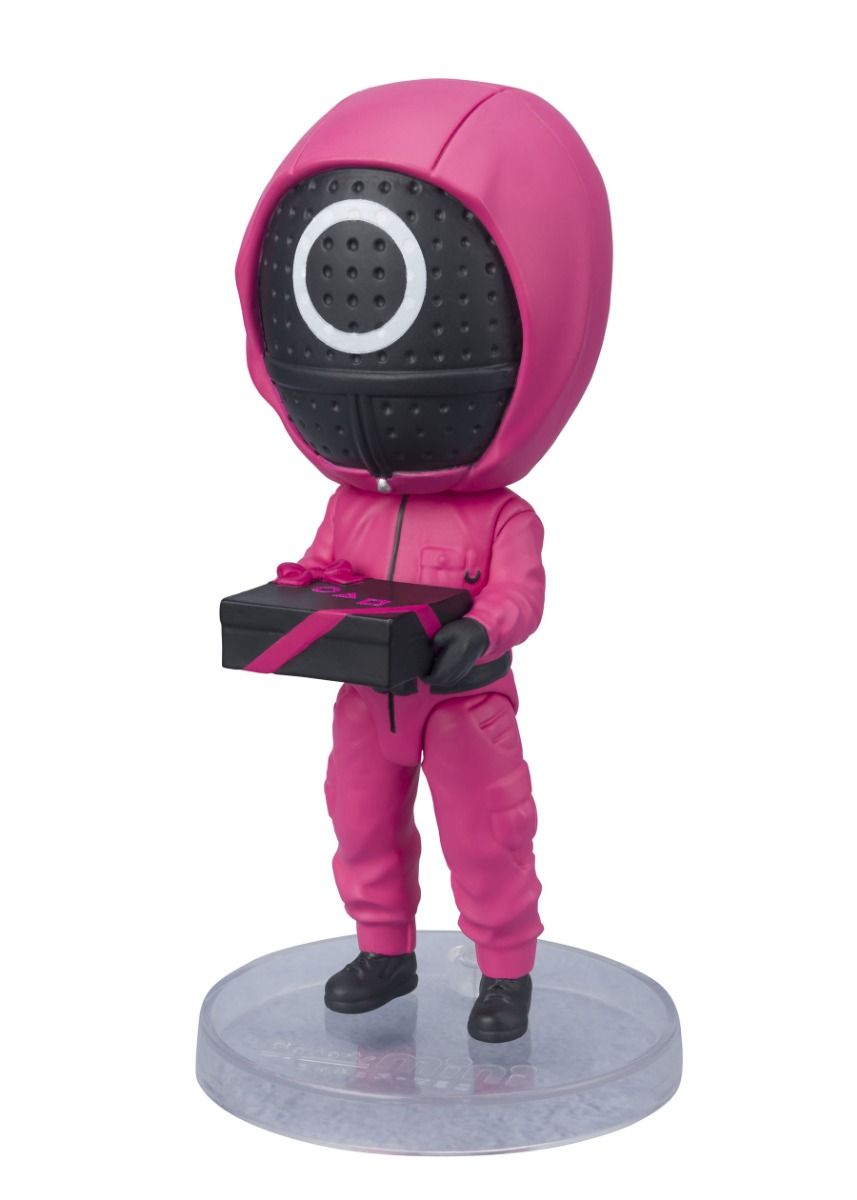 TAMASHII NATIONS - Juego de calamares - Trabajador enmascarado, Mini figura de Bandai Spirits Figuarts