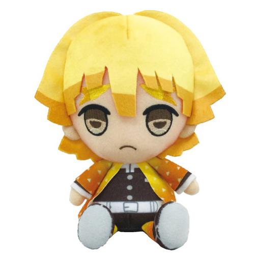Bandai Demon Slayer Kimetsu no Yaiba Chibi Plush - Agatsuma Zenitsu - Super Anime Store FREE SHIPPING FAST SHIPPING USA