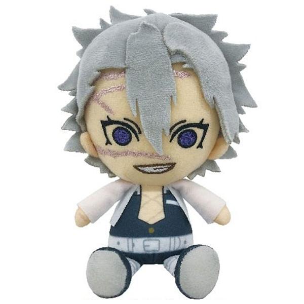 Bandai Demon Slayer Kimetsu no Yaiba Chibi Plush - Shinazugawa Sanemi - Super Anime Store FREE SHIPPING FAST SHIPPING USA