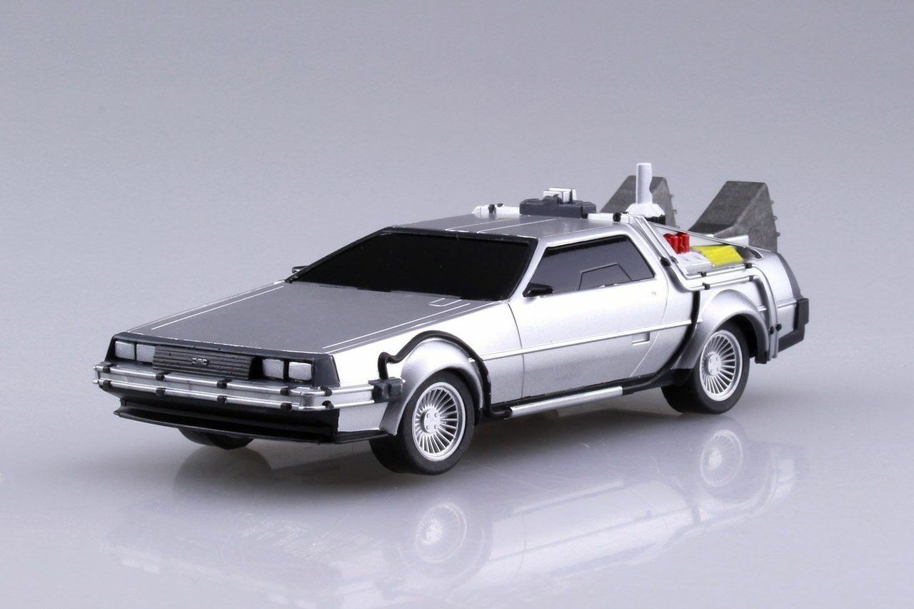 1/43 BACK TO THE FUTURE 1/43 Pullback DELOREAN from PART II Model Kit Figure Super Anime Store