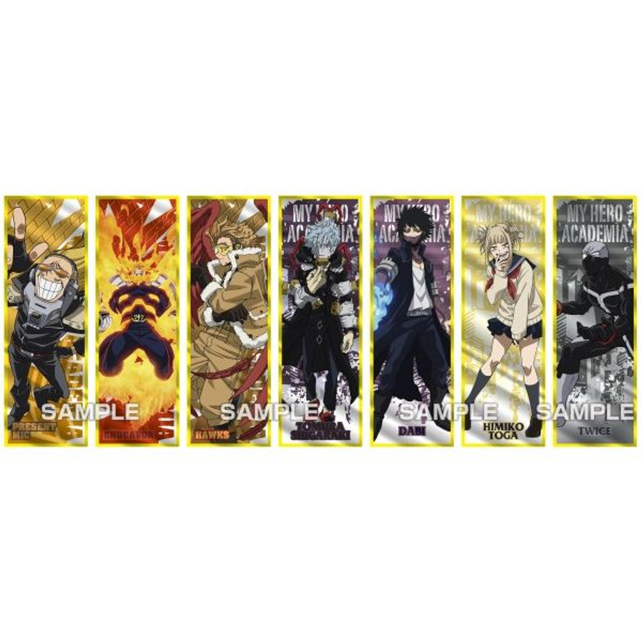 My Hero Academia Metallic Long Sticker + Gum Collection vol.4 (1 Pack)