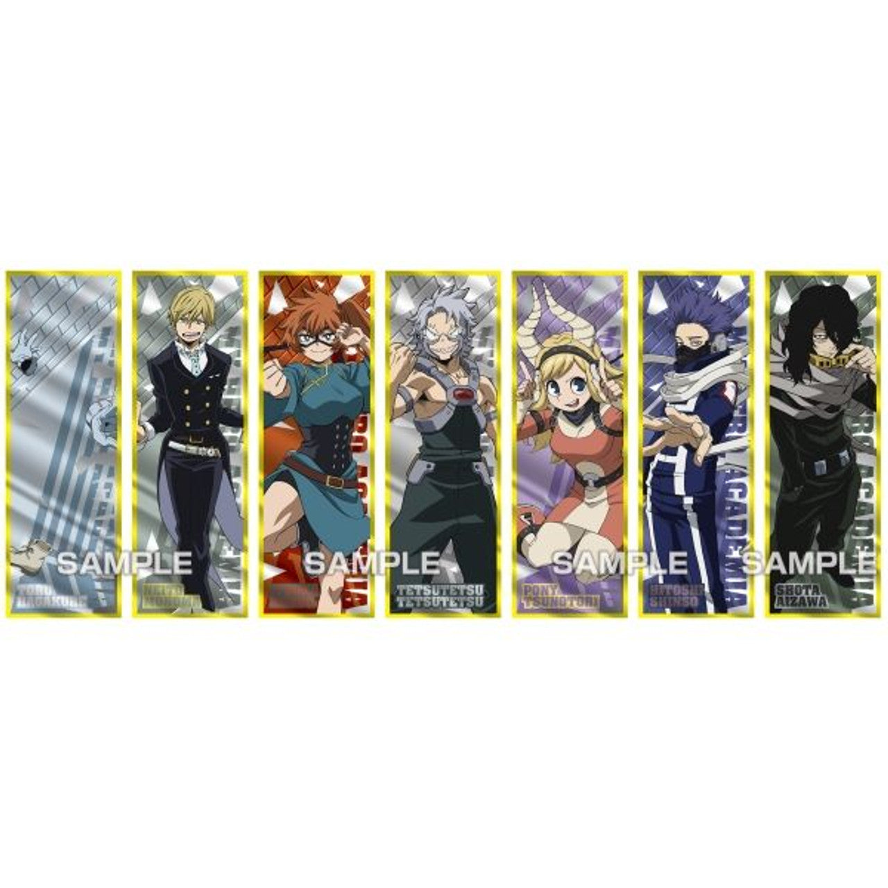 My Hero Academia Metallic Long Sticker + Gum Collection vol.4 (1 Pack)