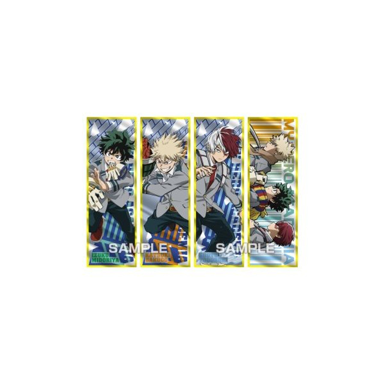 My Hero Academia Metallic Long Sticker + Gum Collection vol.4 (1 Pack)
