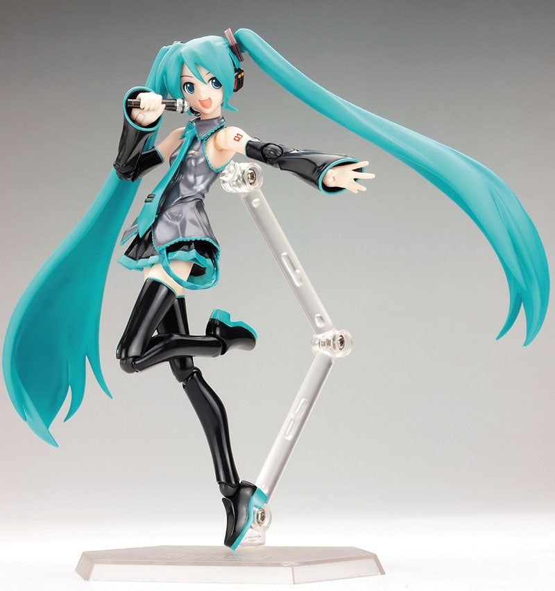 Character Vocal Series 01: Miku Hatsune figma 014 Miku Hatsune Figure (はつねみく ふぃぐま) Super Anime Store