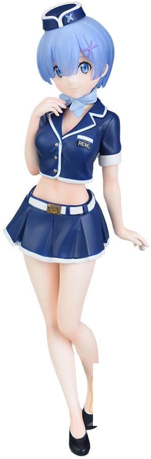 Sega Re Zero Starting Life in Another World: Rem Premium Figure Welcome to Lugnica Airlines Figure Super Anime Store