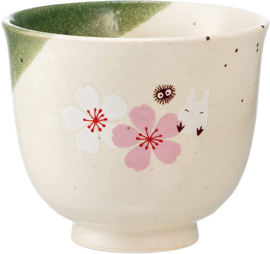 Totoro Traditional Japanese Dish Series - Teacup (Sakura/Cherry Blossom) "My Neighbor Totoro", Skater, Skater Super Anime Store