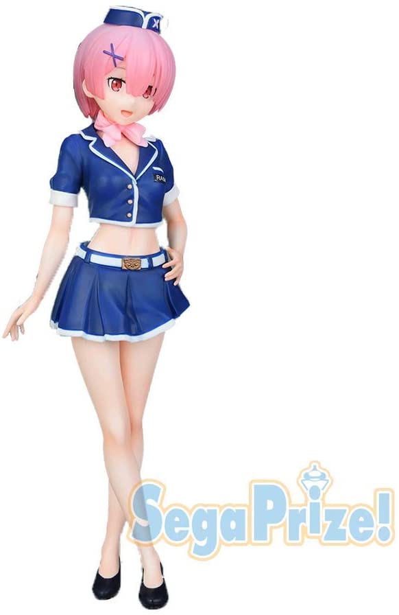 Sega Re Zero Starting Life in Another World: Ram Premium Figure Welcome to Lugnica Airlines Super Anime Store