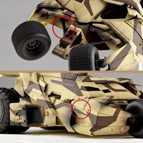 Kaiyodo Sci-Fi Revoltech #047: Batmobile Camouflage Tumbler Vehicle Figure Super Anime Store