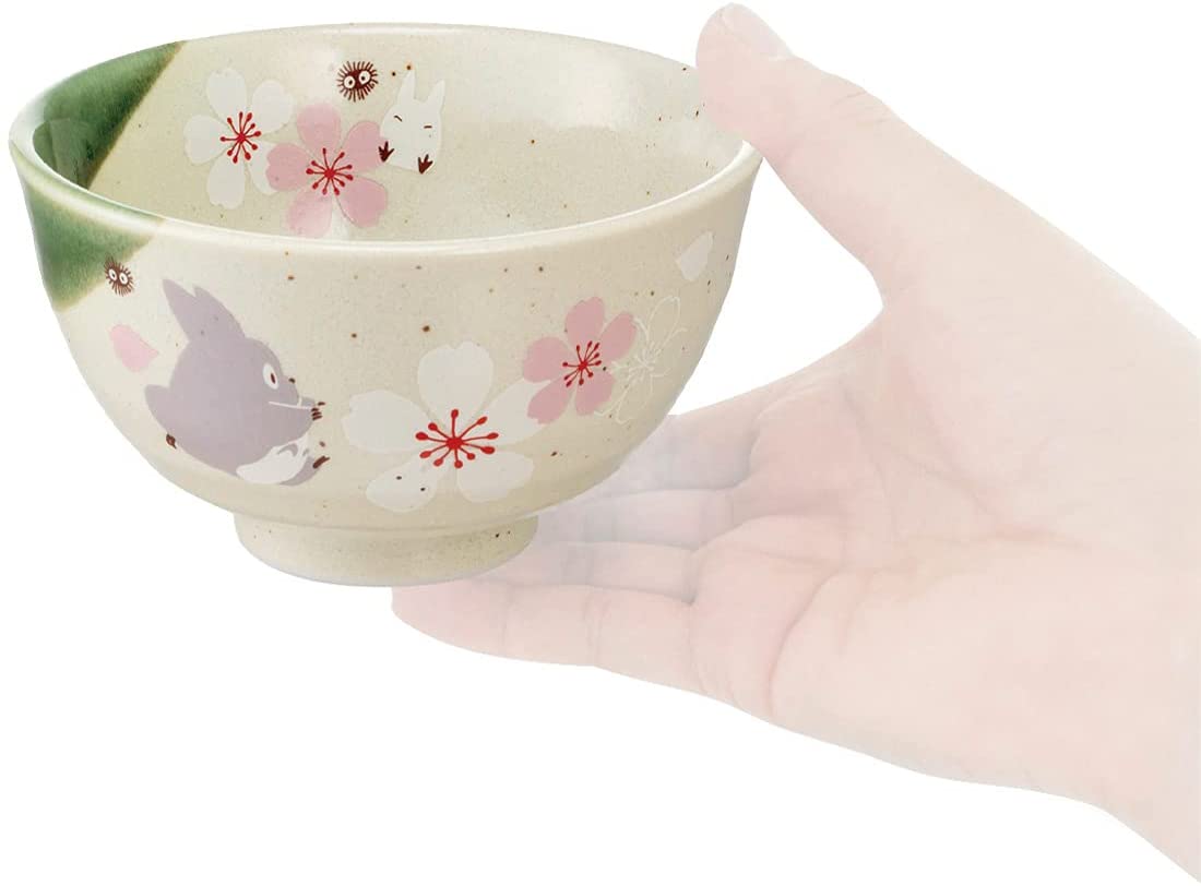 Totoro Traditional Japanese Dish Series - Bowl (Sakura/Cherry Blossom) "My Neighbor Totoro", Skater Super Anime Store