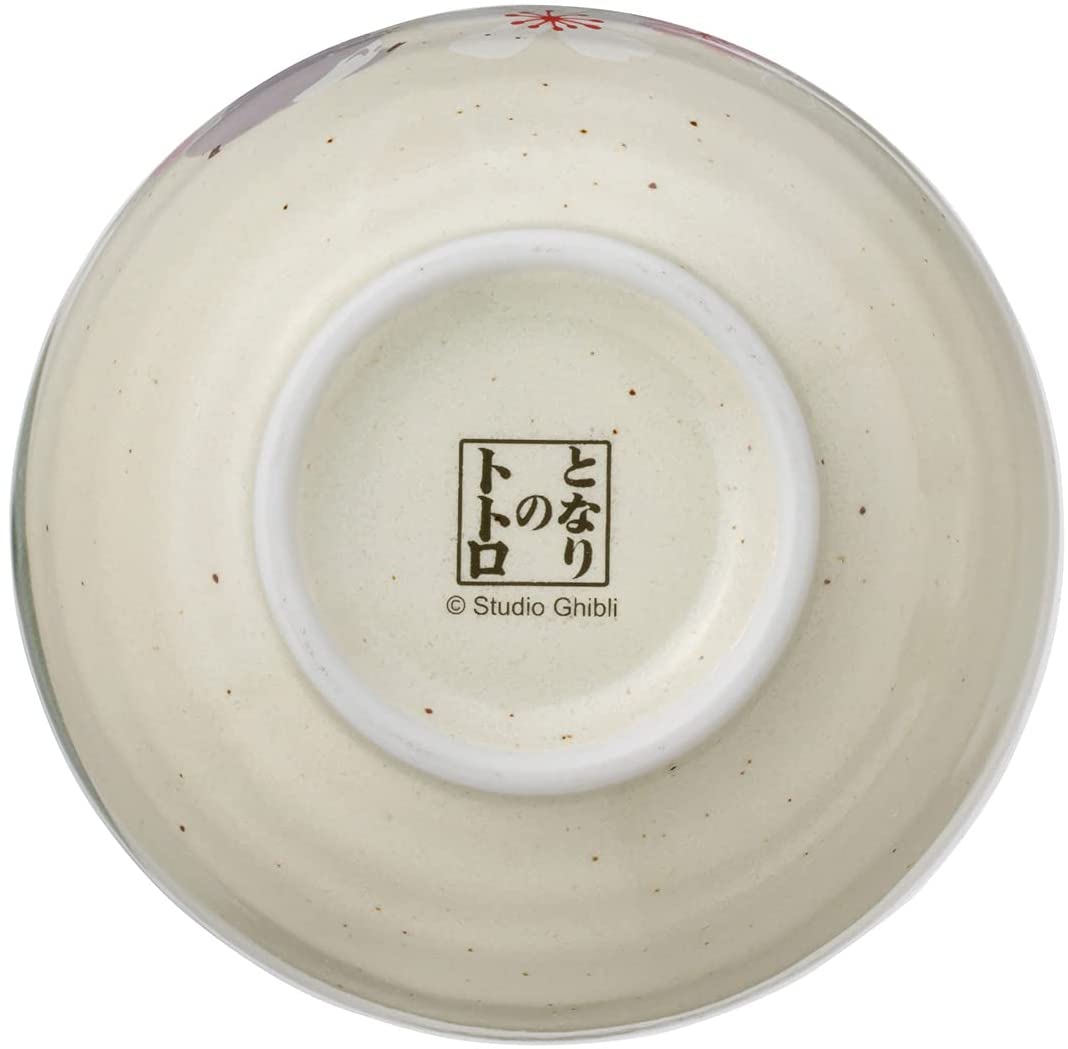Totoro Traditional Japanese Dish Series - Small Rice Bowl (Sakura/ Cherry Blossom) "My Neighbor Totoro", Skater Super Anime Store