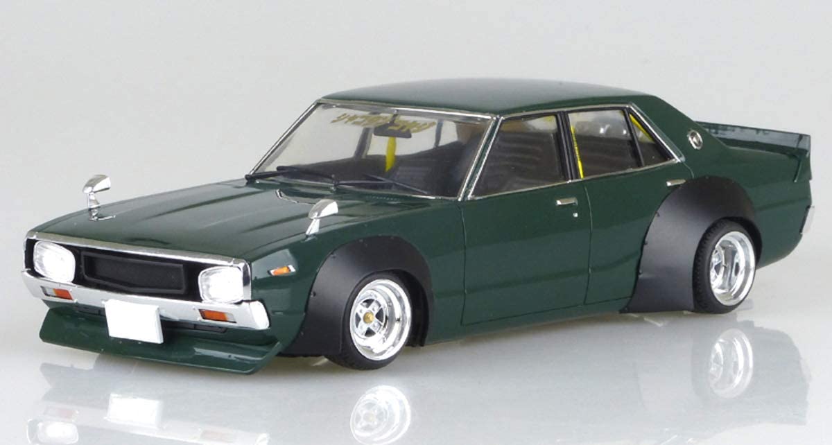 Aoshima 1/24 Scale Liberty Walk No.8 LB Works Kenmeri 4Dr 2015 Ver. - Plastic Model Kit