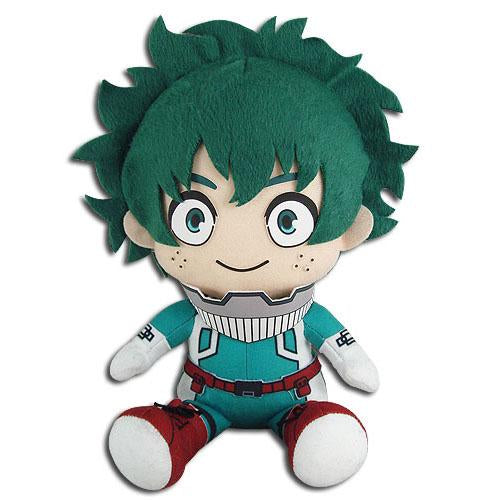 Great Eastern My Hero Academia: Izuku Midoriya Hero Costume Sitting Down Plush 8" - Super Anime Store FREE SHIPPING FAST SHIPPING USA