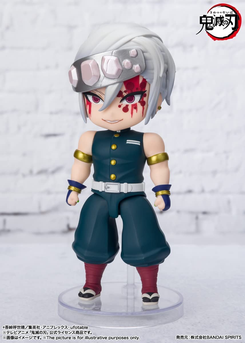 TAMASHII NATIONS - Demon Slayer: Kimetsu no Yaiba - Tengen Uzui Sound Breathing, Bandai Spirits Figuarts Mini
