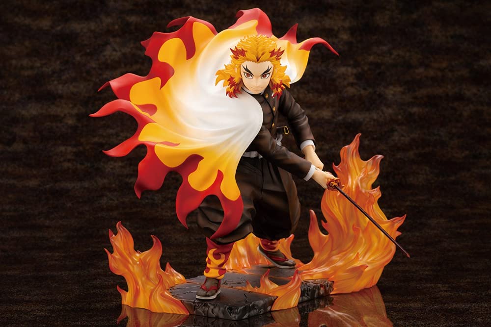 Kotobukiya Demon Slayer: Kimetsu no Yaiba: Kyojuro Rengoku ArtFX J Statue