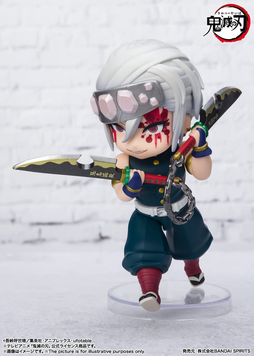 TAMASHII NATIONS - Demon Slayer: Kimetsu no Yaiba - Tengen Uzui Sound Breathing, Bandai Spirits Figuarts Mini