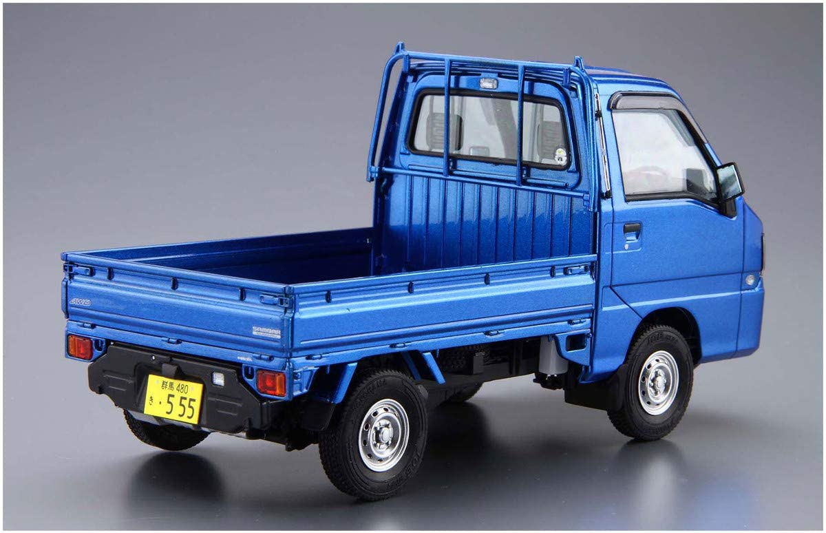 Aoshima 1/24 Scale the Model Car 004 TT2 Sambar Truck WR Blue Limited 2011 - Plastic Model Building Kit Super Anime Store