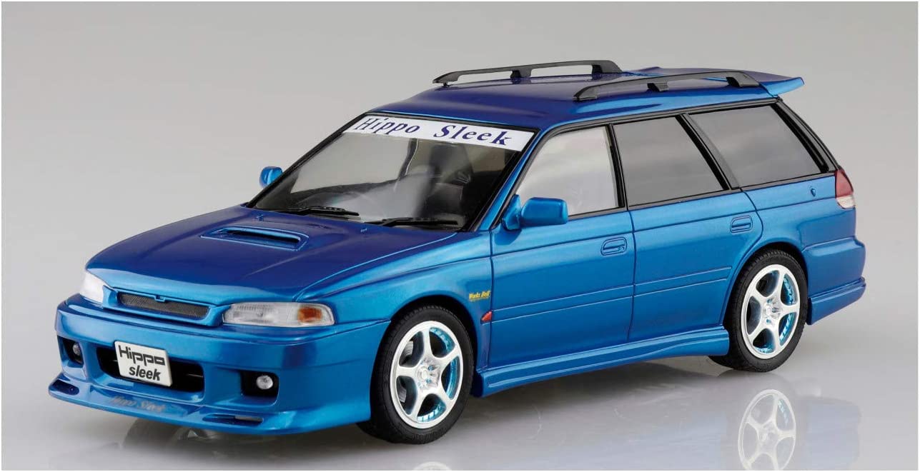 Aoshima 1/24 Scale Kit 58008 Hippo Sleek BG5 Legacy Touring Wagon '93 (Subaru) Model Kit