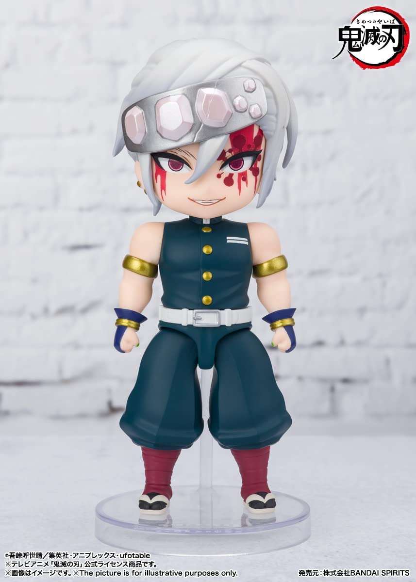 TAMASHII NATIONS - Demon Slayer: Kimetsu no Yaiba - Tengen Uzui Sound Breathing, Bandai Spirits Figuarts Mini