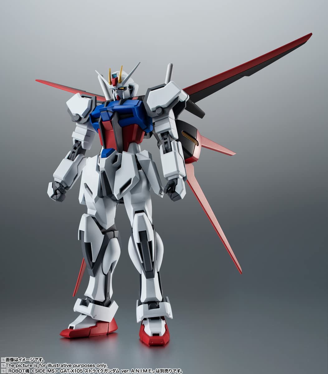 Tamashi Nations - Mobile Suit Gundam Seed - AQM/E-X01 Aile Striker & Option Parts Set, Bandai Spirits The Robot Spirits