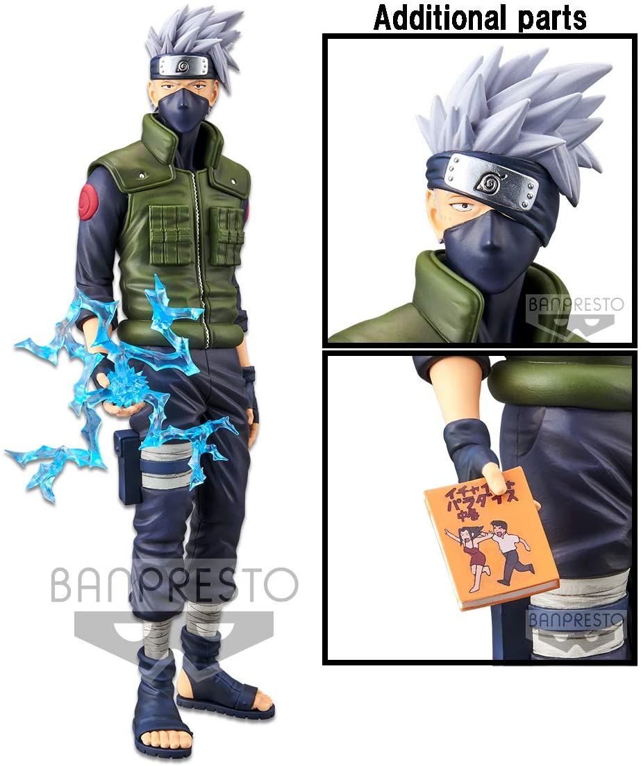 Banpresto Naruto Shippuden Grandista Nero Hatake Kakashi Figure Super Anime Store