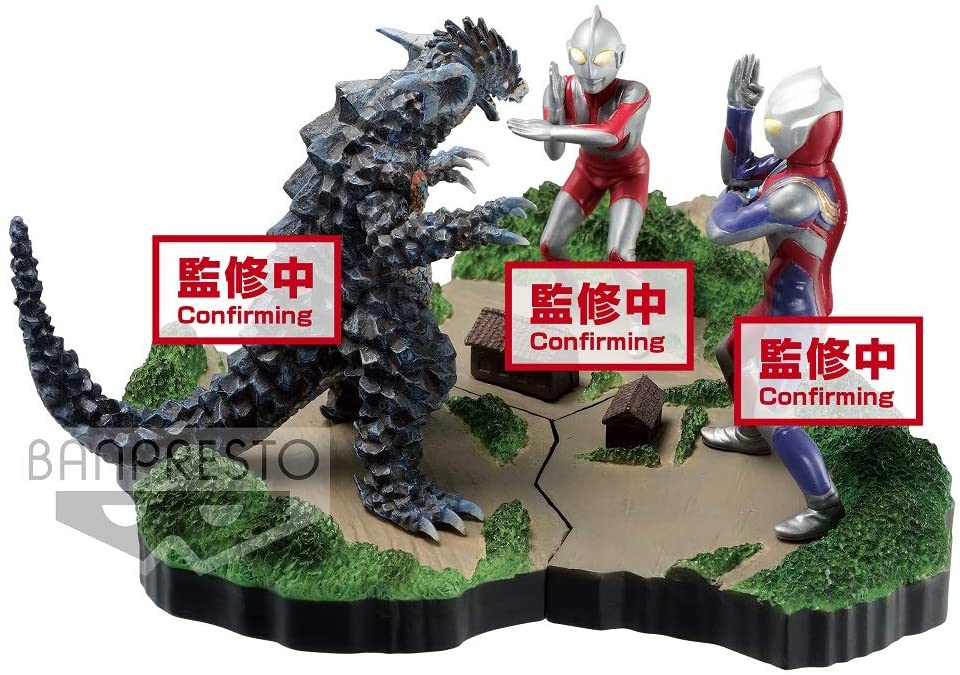 Banpresto Ultraman TIGA Special Effects STAGEMENT Ultraman TIGA #49 The Ultra Star (C: YANAKARGI) Figure Super Anime Store