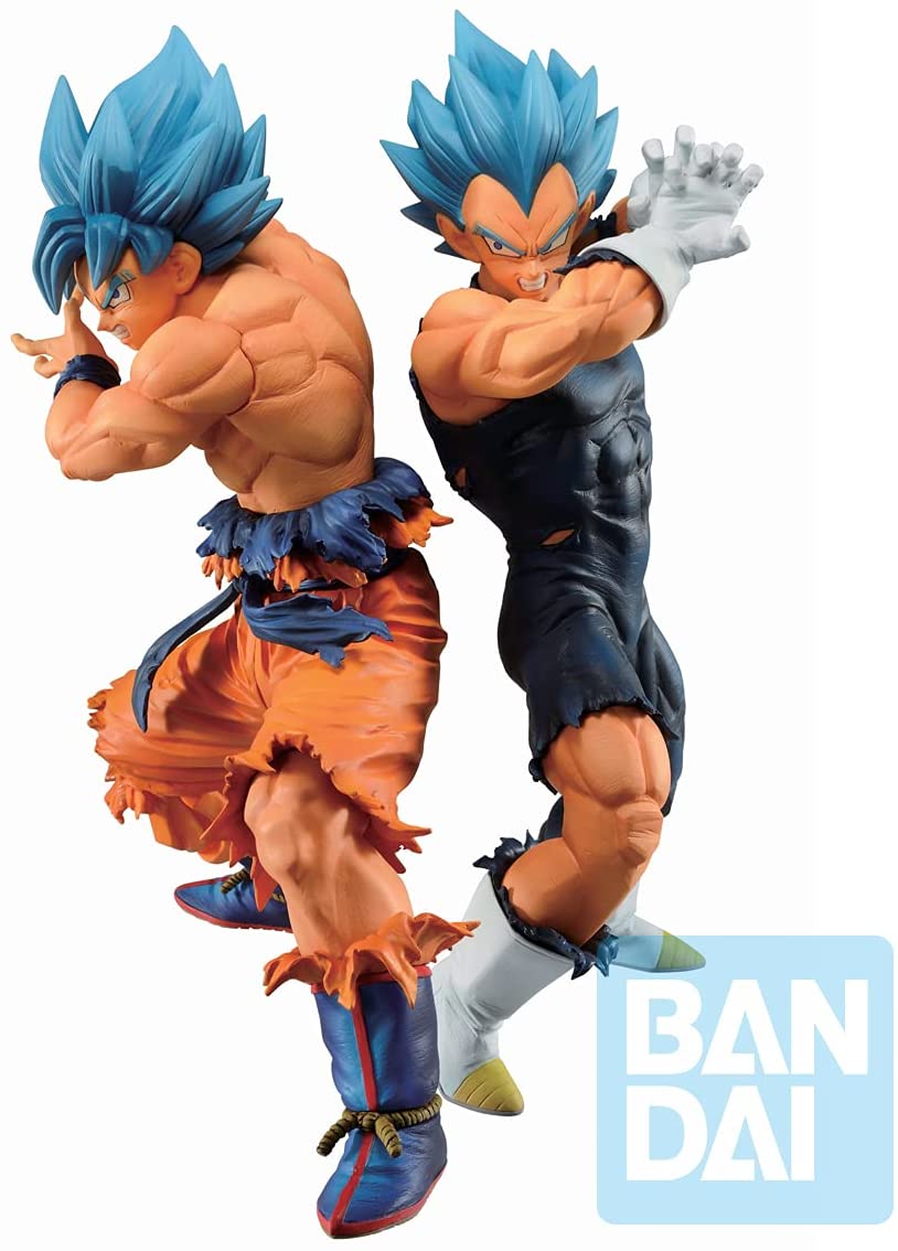Ichiban – Dragon Ball Super – Son Goku (Super-Saiyajin-Gott Super-Saiyajin) & Vegeta (Super-Saiyajin-Gott Super-Saiyajin) (Vs Omnibus Super), Bandai Ichibansho-Figur