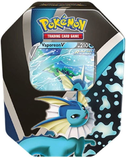Pokemon TCG: Eevee Evolutions V Tin (Fall 2021) Vaporeon Super Anime Store