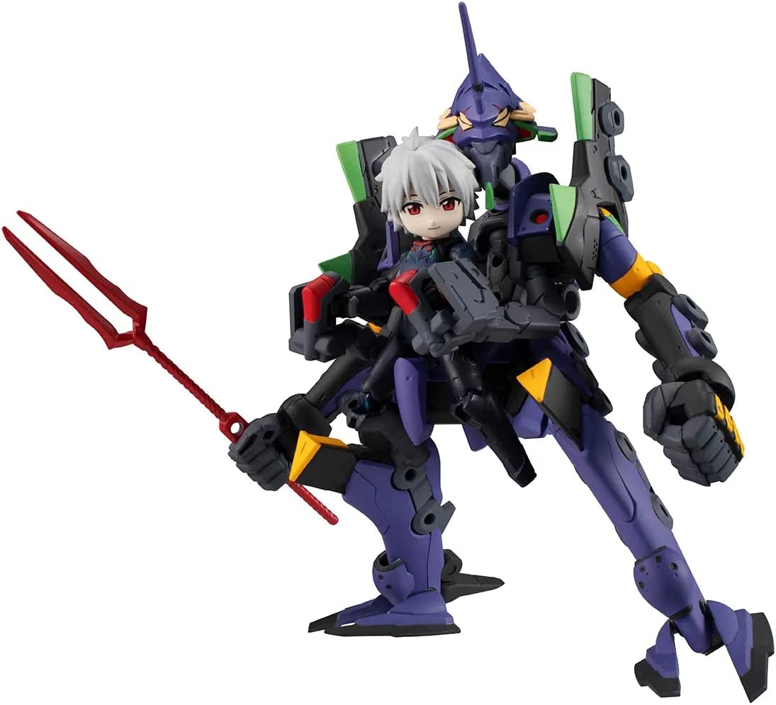 MegaHouse – Evangelion – Shinji Ikari, Kaworu Nagisa & Evangelion 13 (Kinoausgabe), Megahouse Desktop-Armeefigur