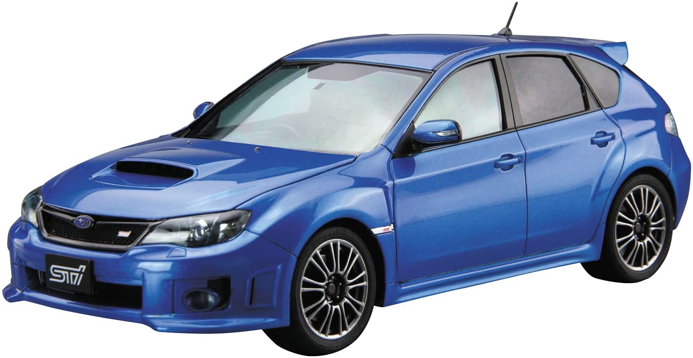 Aoshima 1/24 Scale Kit 58343 The Model Car 029 Subaru GRB Impreza WRX STI 2010 Model Kit Super Anime Store