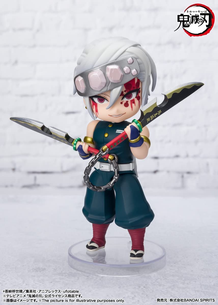 TAMASHII NATIONS - Demon Slayer: Kimetsu no Yaiba - Tengen Uzui Sound Breathing, Bandai Spirits Figuarts Mini