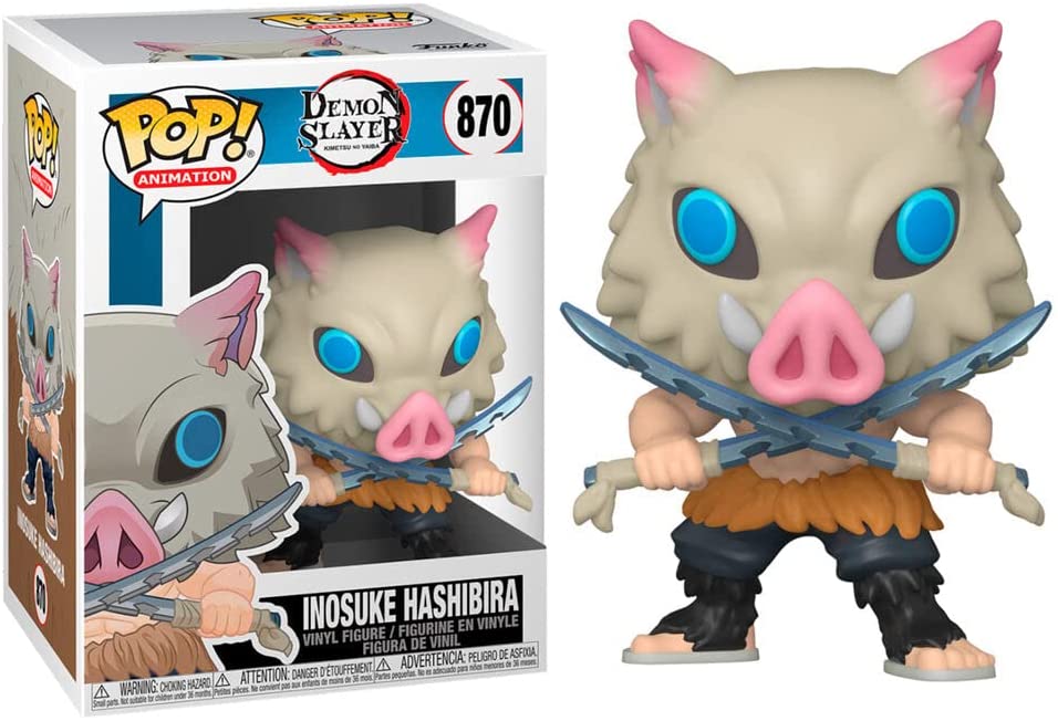 Funko POP 870 Anime: Demon Slayer Inosuke Hashibira Figure