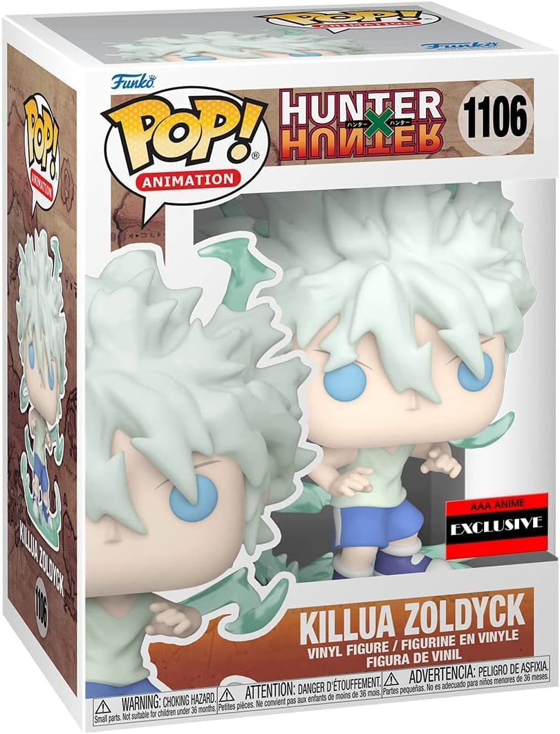 Funko Pop 1106 Hunter x Hunter Killua Zoldyck Godspeed Pop! Vinyl Figure - AAA Anime Exclusive