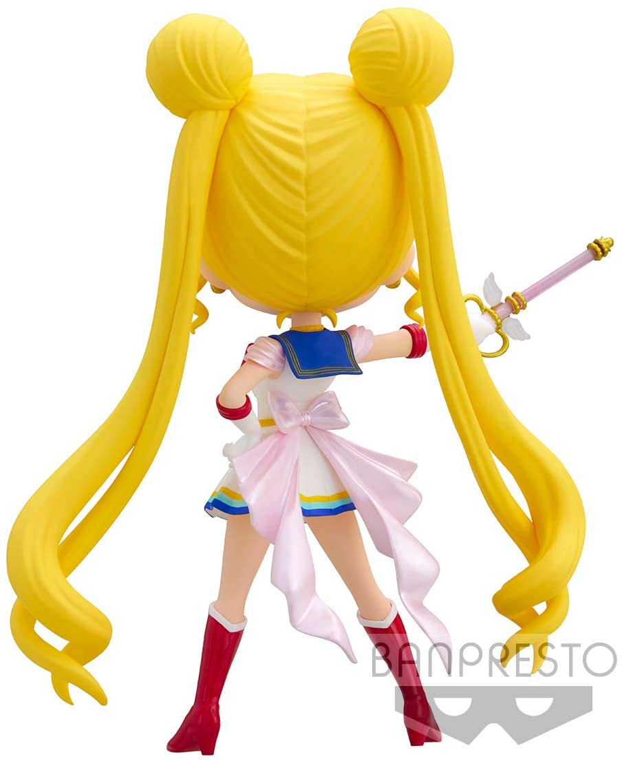 Banpresto Pretty Guardian Sailor Moon Eternal The Movie Q Posket-Super Sailor Moon-Moon Kaleidoscope Version Figure Super Anime Store