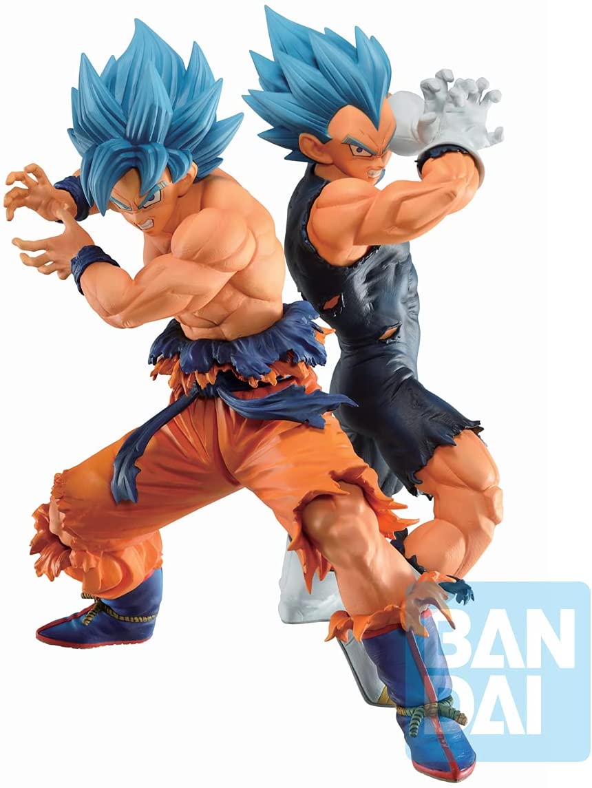 Ichiban – Dragon Ball Super – Son Goku (Super-Saiyajin-Gott Super-Saiyajin) & Vegeta (Super-Saiyajin-Gott Super-Saiyajin) (Vs Omnibus Super), Bandai Ichibansho-Figur
